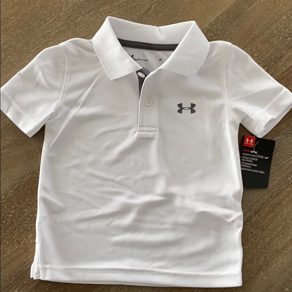 toddler boy under armour polo shirts